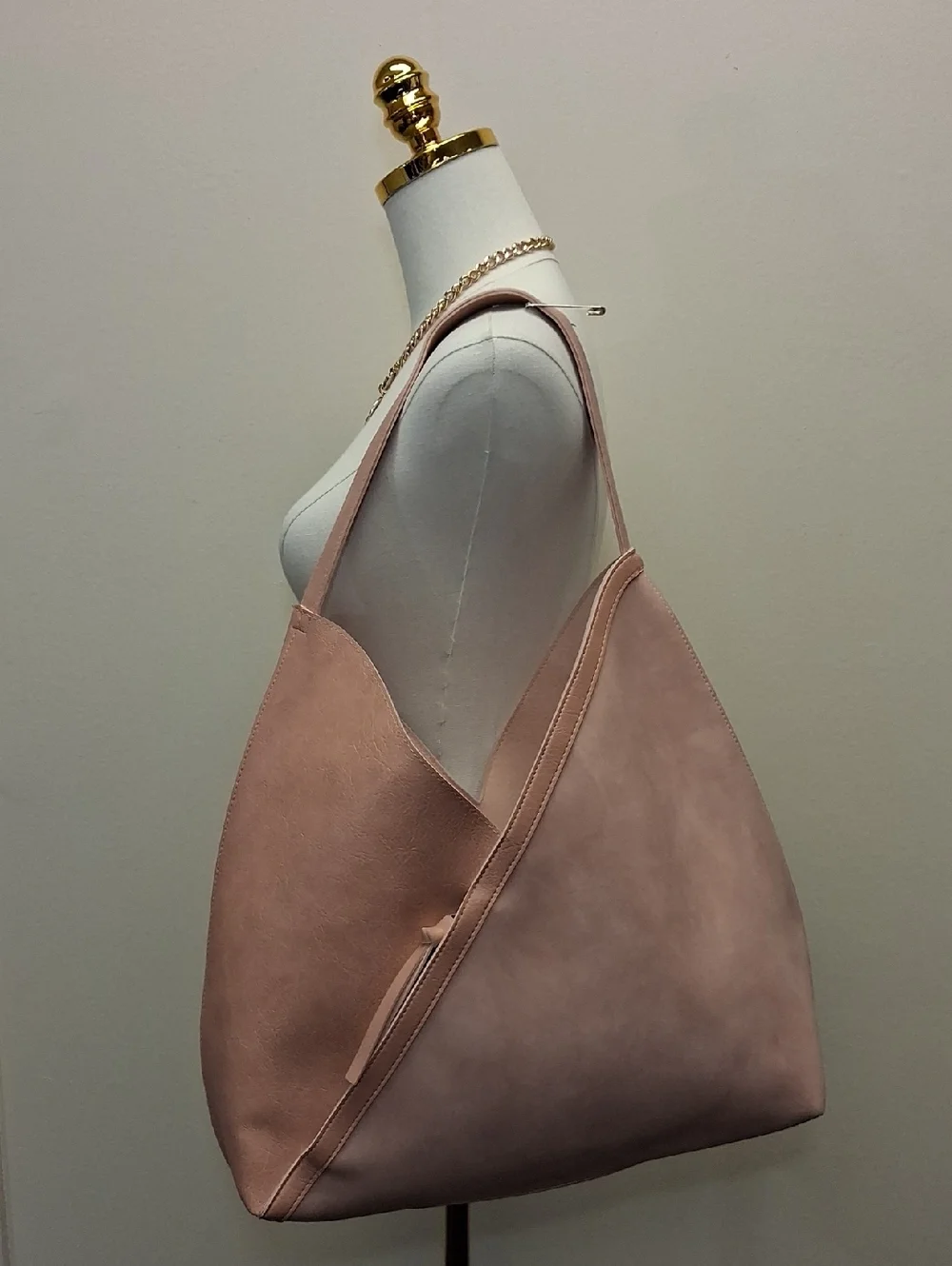 Ulta Beauty Blush Pink Oversized Hobo Shoulder Bag Size OS
